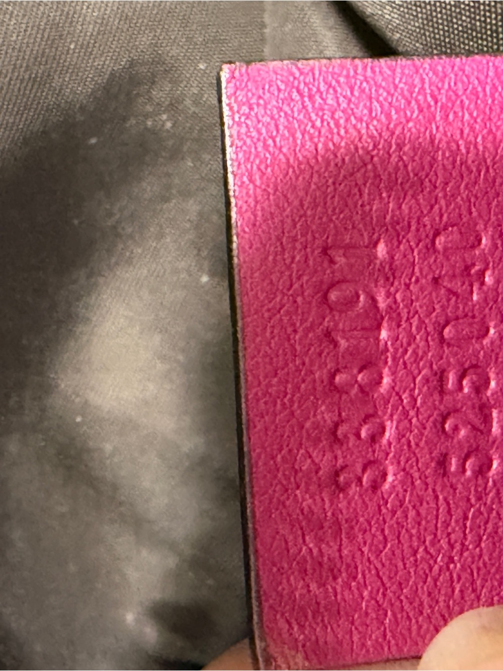 Gucci Soho cosmetic red/Plum Patent Leather pouch - Picture 6 of 8